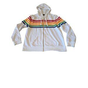 Coco + Carmen Hooded Sweatshirt With Six Stripes Unisex Size S/M